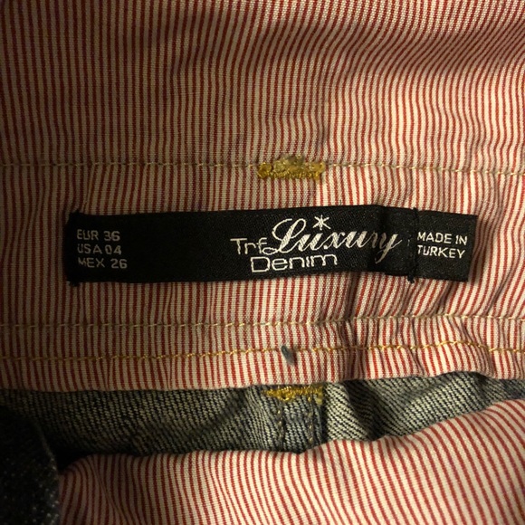 ✖️SOLD✖️TRF LUXURY DENIM OVERALLS - Picture 4 of 6